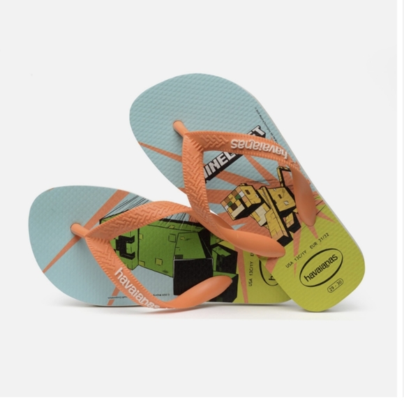Havaianas Other - Minecraft Havaianas Kids Top Flip Flop Sandals
